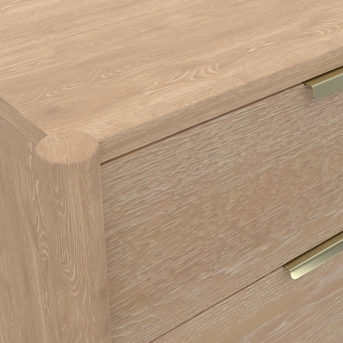 Alpine Furniture Sinclair Nightstand, Natural