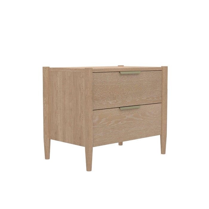 Alpine Furniture Sinclair Nightstand, Natural