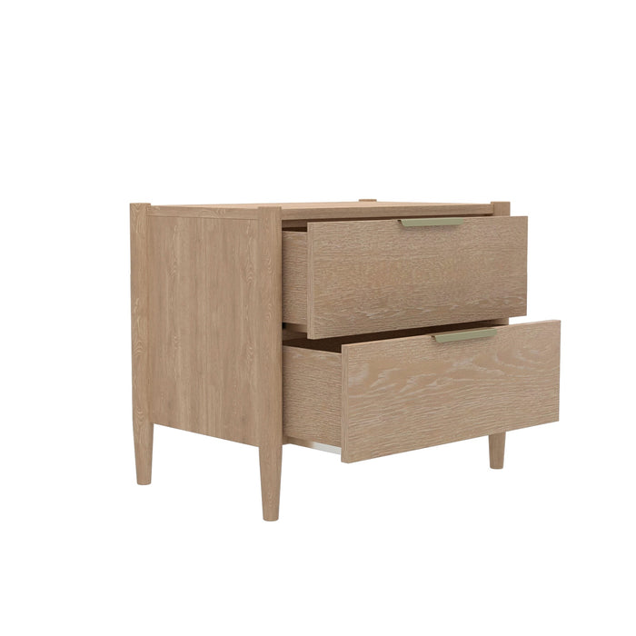 Alpine Furniture Sinclair Nightstand, Natural