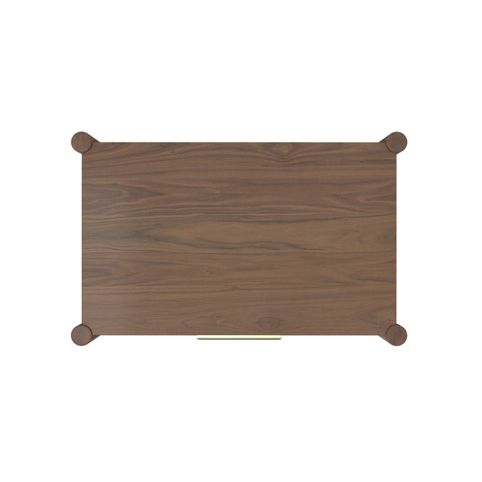 Alpine Furniture Sinclair Nightstand, Walnut