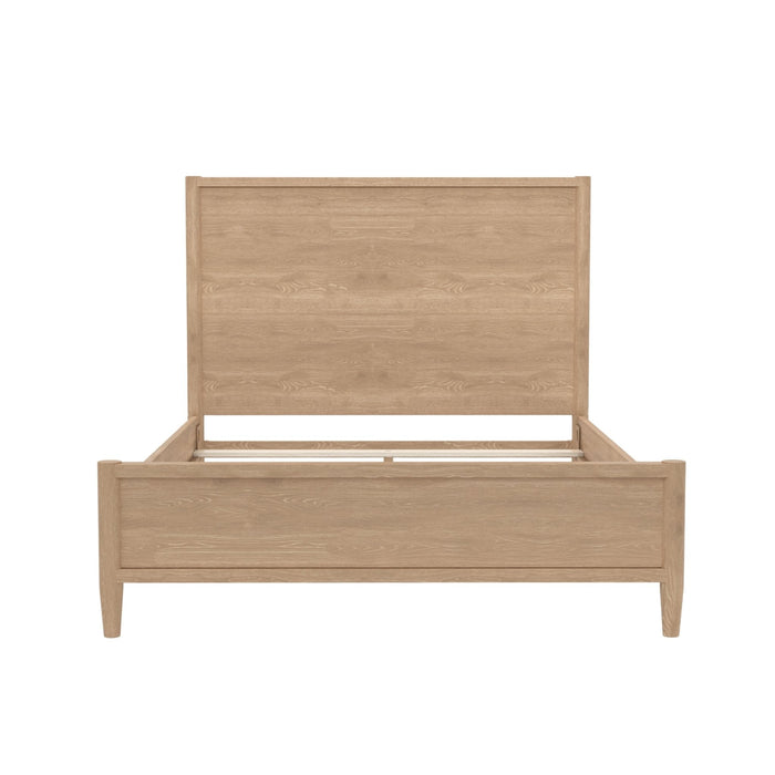 Alpine Furniture Cleo Sinclair Panel Bed, Natural