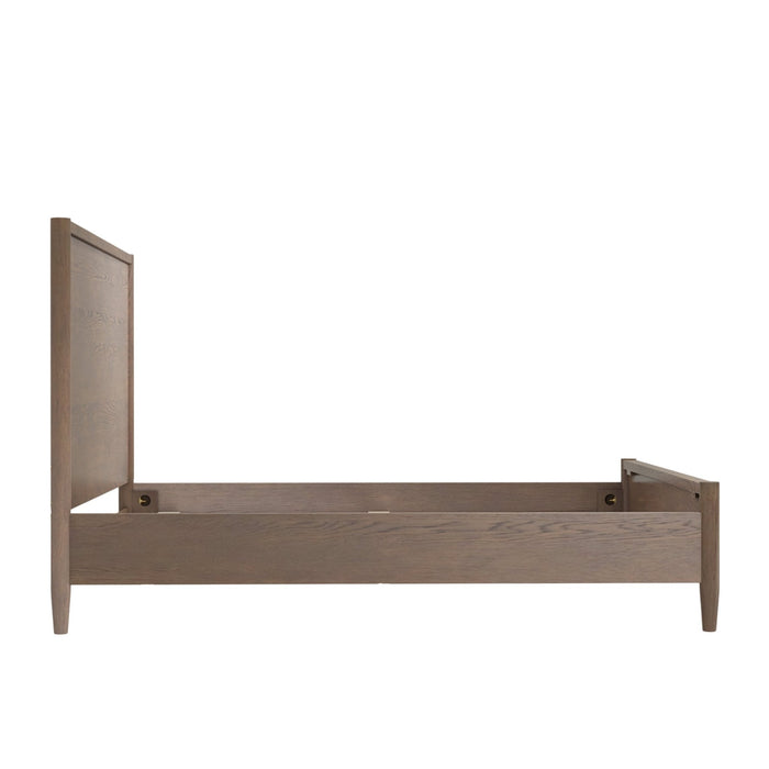 Alpine Furniture Cleo Sinclair Panel Bed, Walnut