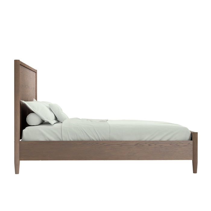 Alpine Furniture Cleo Sinclair Panel Bed, Walnut