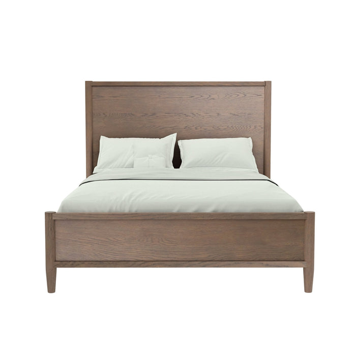 Alpine Furniture Cleo Sinclair Panel Bed, Walnut