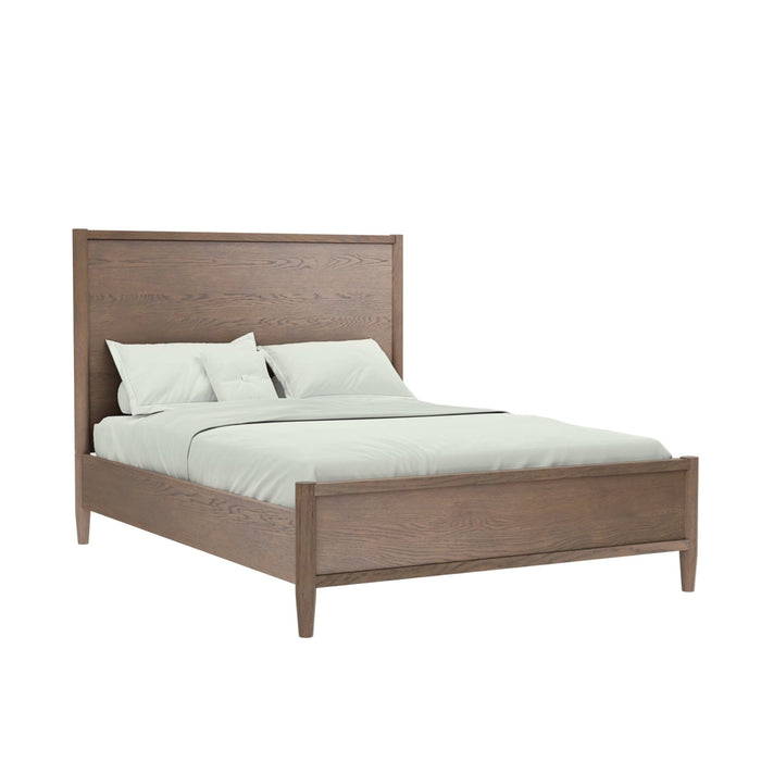Alpine Furniture Cleo Sinclair Panel Bed, Walnut