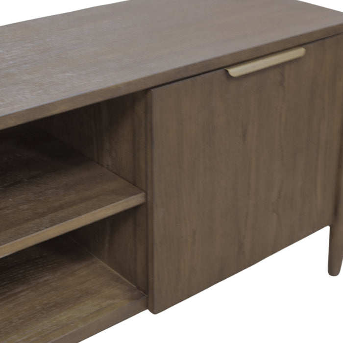 Alpine Furniture Cleo Sinclair TV Console, Walnut