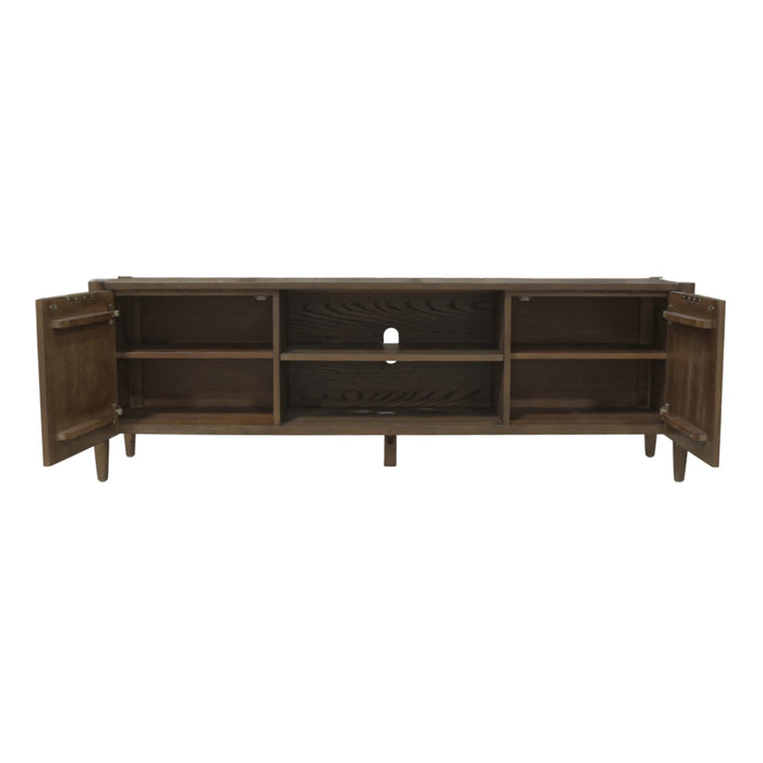 Alpine Furniture Cleo Sinclair TV Console, Walnut