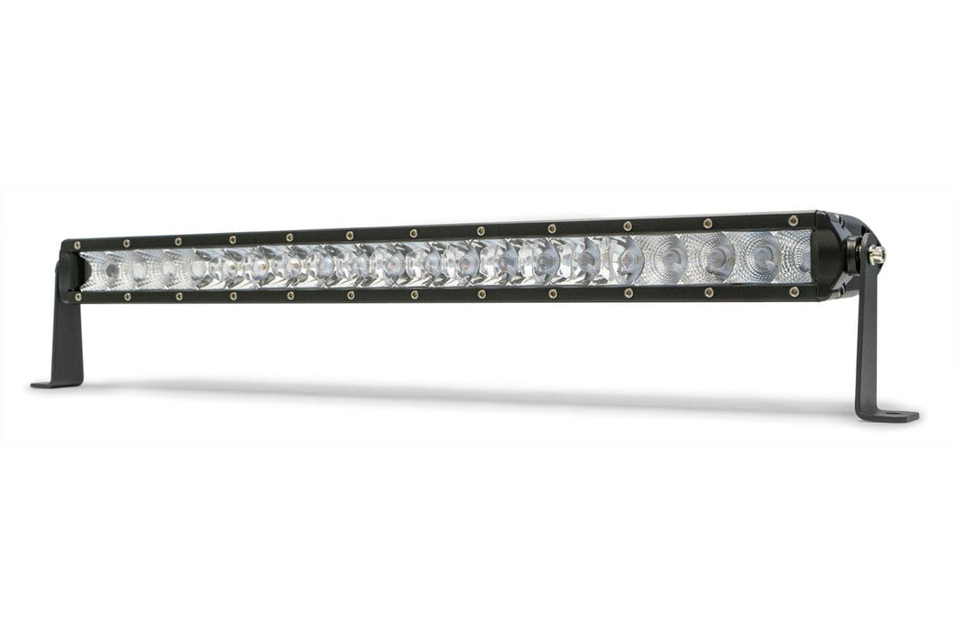 DV8 Offroad Single Row LED Light Bar with Chrome Face – on the trail, image 3 of 6
