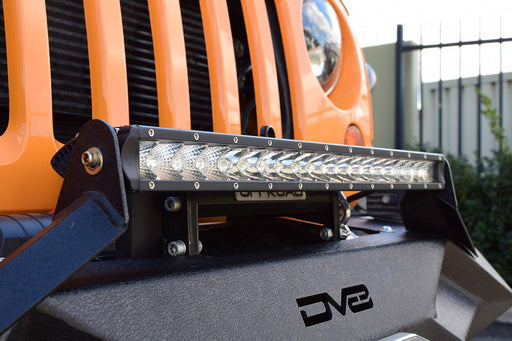 DV8 Offroad Single Row LED Light Bar with Chrome Face – on the trail, image 2 of 6