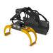 50" Skid Steer Rotary Log Grapple,  360° Rotation,  3000 Lbs Capacity