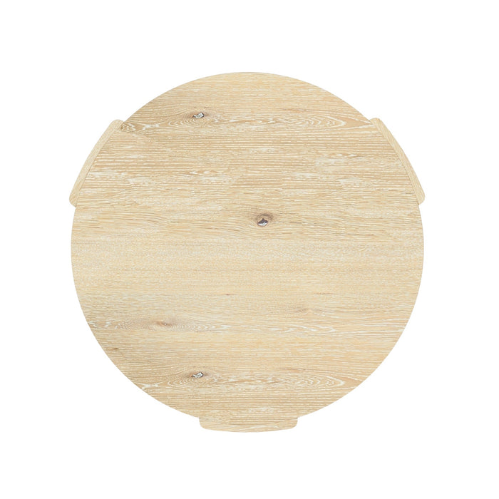 Alpine Furniture Sloane 42" Round Coffee Table, Driftwood