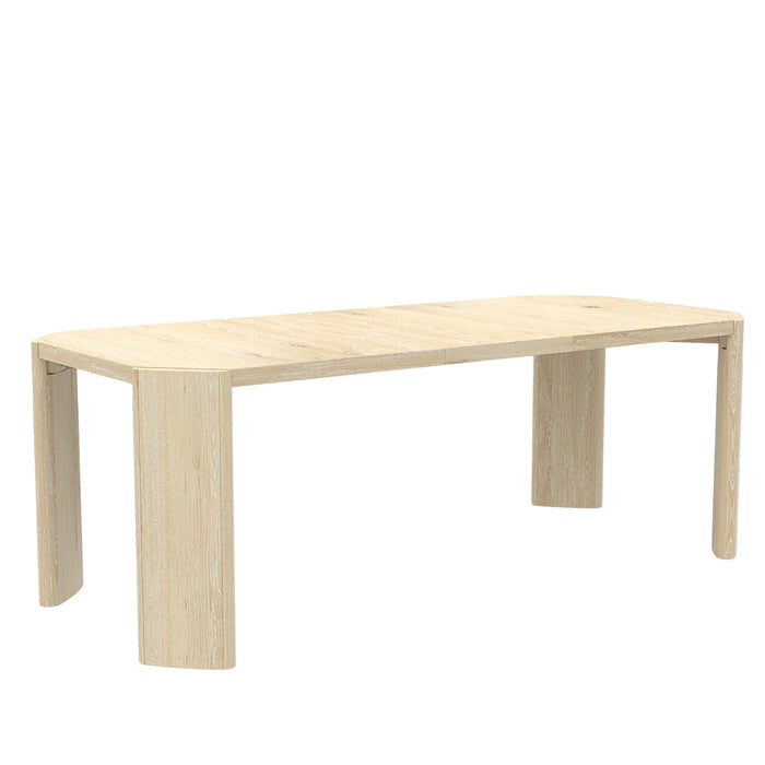 Alpine Furniture Sloane Extension Dining Table, Driftwood