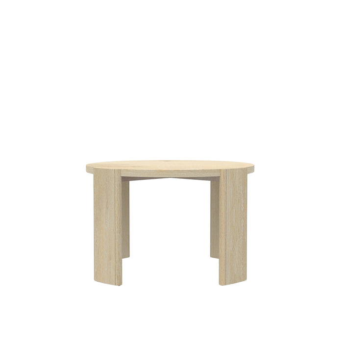 Alpine Furniture Sloane Round Dining Table, Driftwood