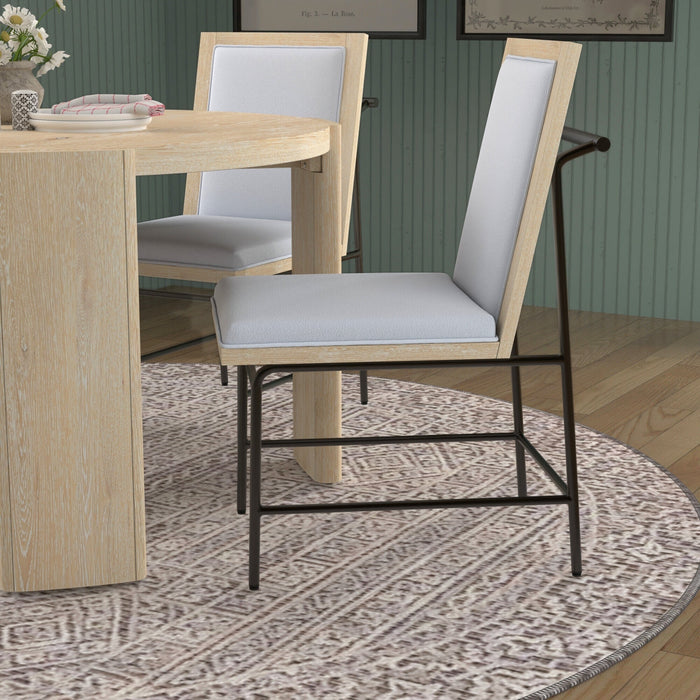 Alpine Furniture Sloane Side Chairs (Set of 2), Driftwood