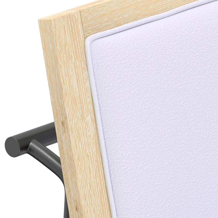 Alpine Furniture Sloane Side Chairs (Set of 2), Driftwood