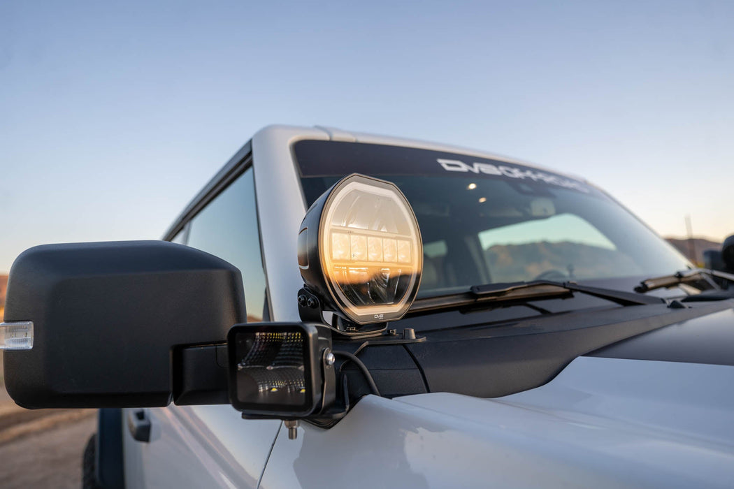 DV8 Offroad 2021-2026 Ford Bronco A-Pillar Dual Light Pod Drop Mounts – image 6 of 18