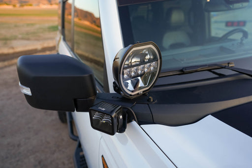 DV8 Offroad 2021-2026 Ford Bronco A-Pillar Dual Light Pod Drop Mounts – image 2 of 18