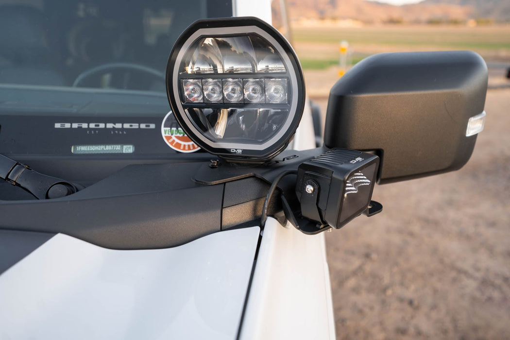 DV8 Offroad 2021-2026 Ford Bronco A-Pillar Dual Light Pod Drop Mounts – image 7 of 18