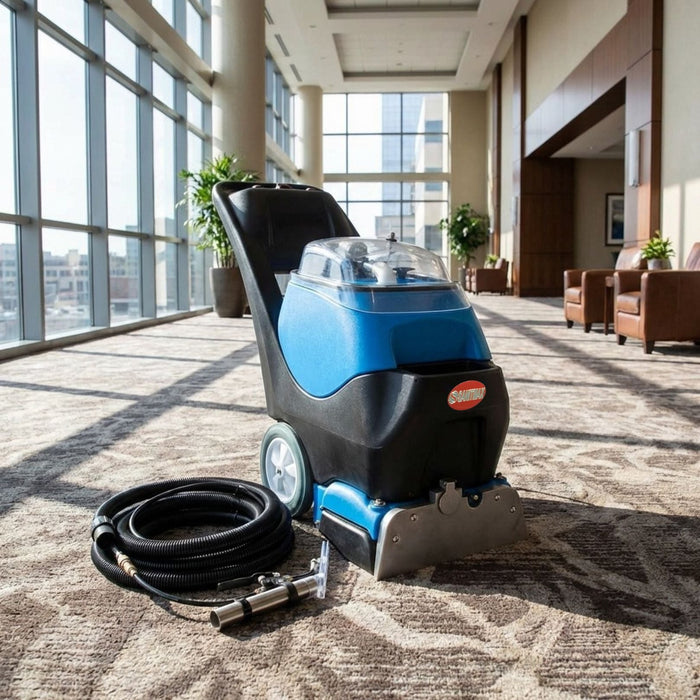 SANITMAX SM350 Commercial Carpet Extractor & Spotter, 13.8" Cleaning Width, 160 PSI, 10.5-gal Water Tank... - Side View