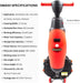 SANITMAX SM430 17" Walk-behind Floor Scrubber Machine, 360 Degree Rotating Head, 10000 sqft/h, Cordless... - Features