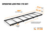Flatline Van Co. 2007-2026 Mercedes-Benz Sprinter Van Low Pro Roof Rack 170" EXT – dimensions diagram, image 7 of 7