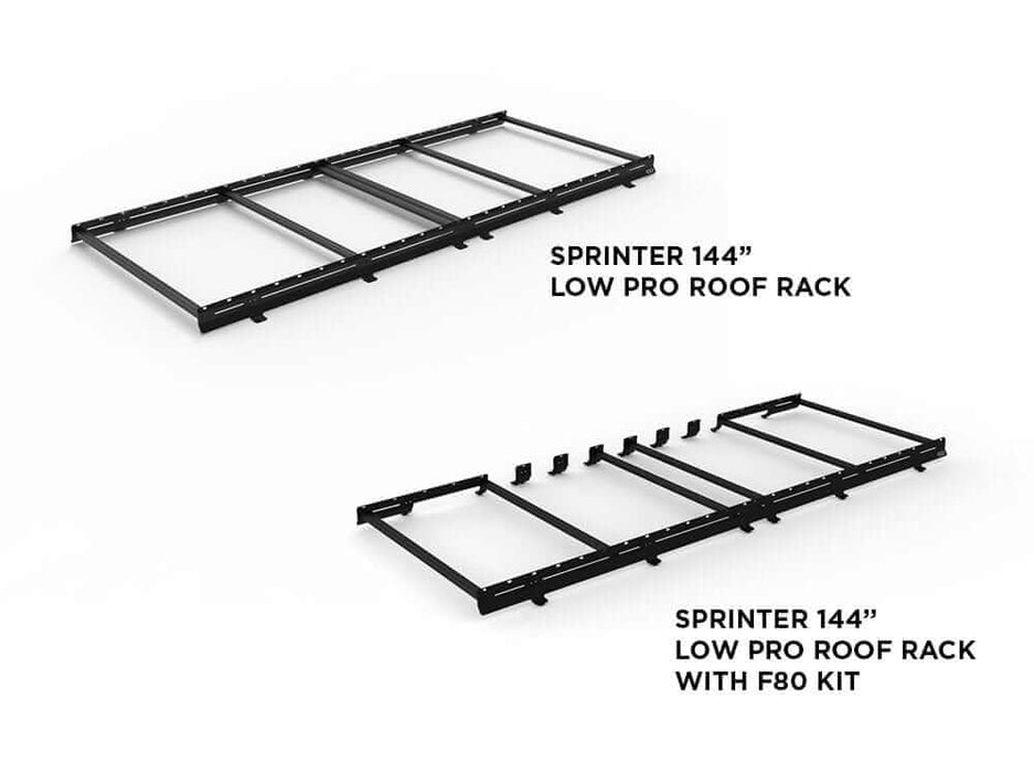 Flatline Van Co. 2007-2026 Mercedes-Benz Sprinter Van Low Pro Roof Rack 144" High Roof – image 9 of 16