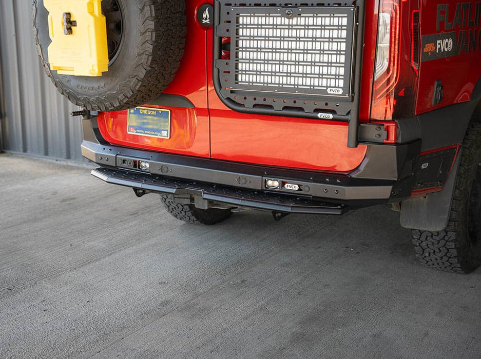 Flatline Van Co. 2019-2026 Mercedes-Benz Sprinter Van Rear Plate Step – image 4 of 15