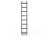 Flatline Van Co. 2007-2026 Mercedes-Benz Sprinter Van Side Ladder – image 1 of 5