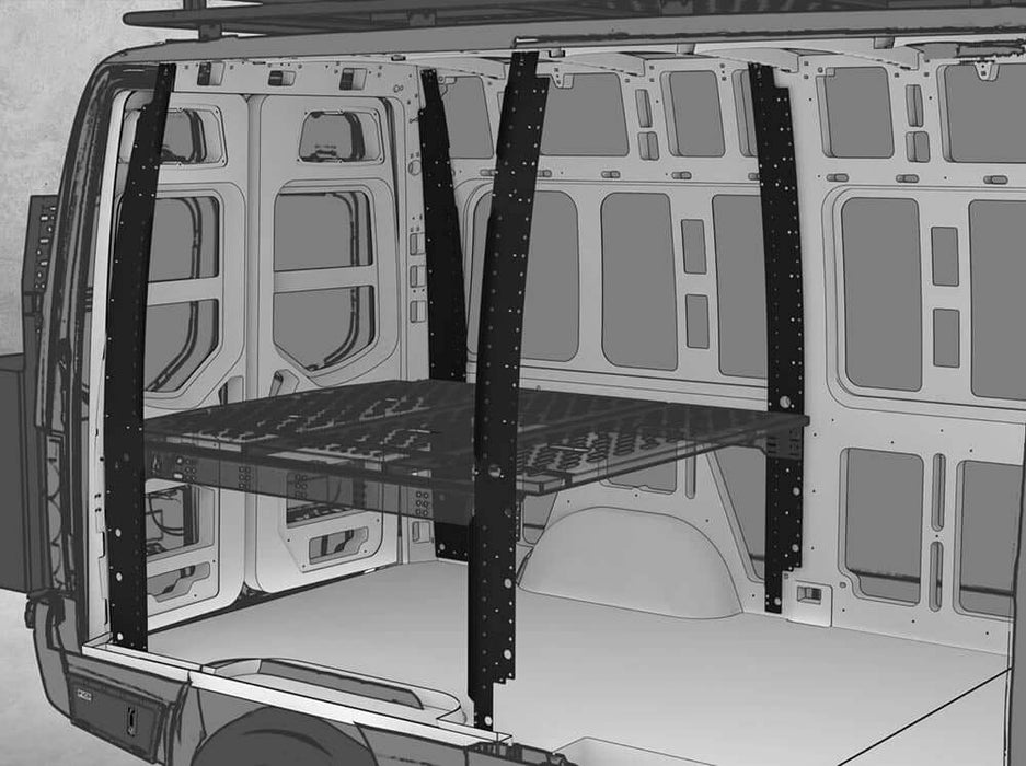 Flatline Van Co. 2019-2026 Mercedes-Benz Sprinter Van Bed Brackets – image 2 of 10