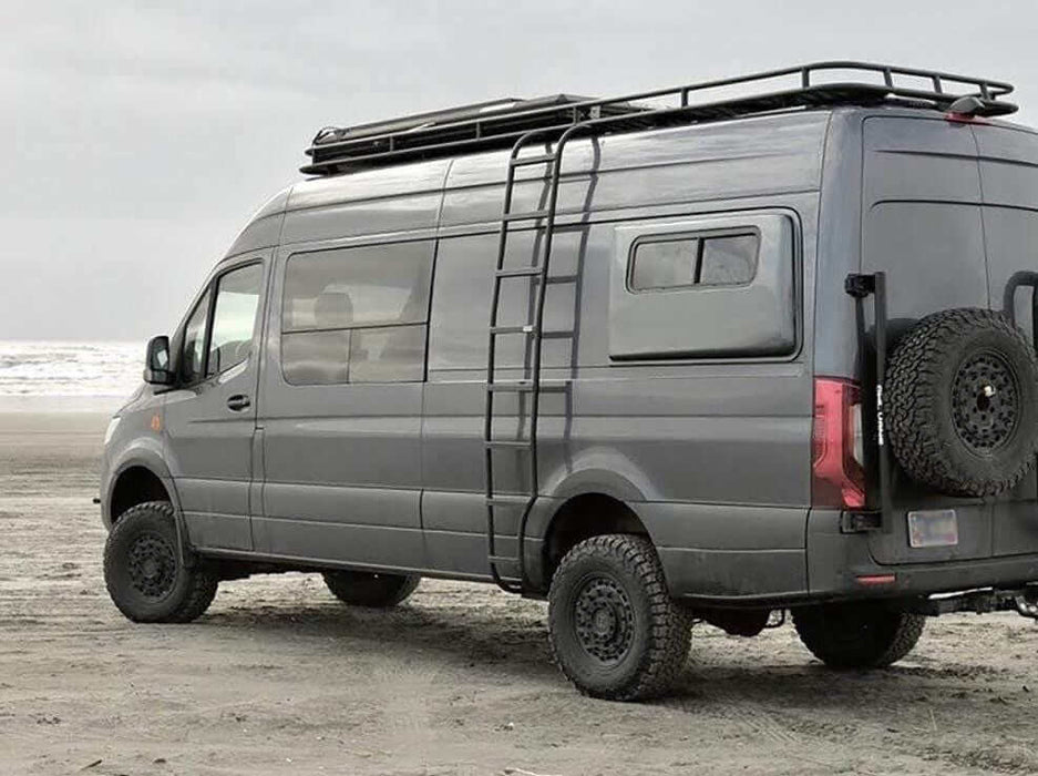 Flatline Van Co. 2007-2026 Mercedes-Benz Sprinter Van Side Ladder Wheel Wrap – image 9 of 11