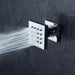 Cascada 2” Square Body Spray Shower Jet with built-in 16-Nozzles