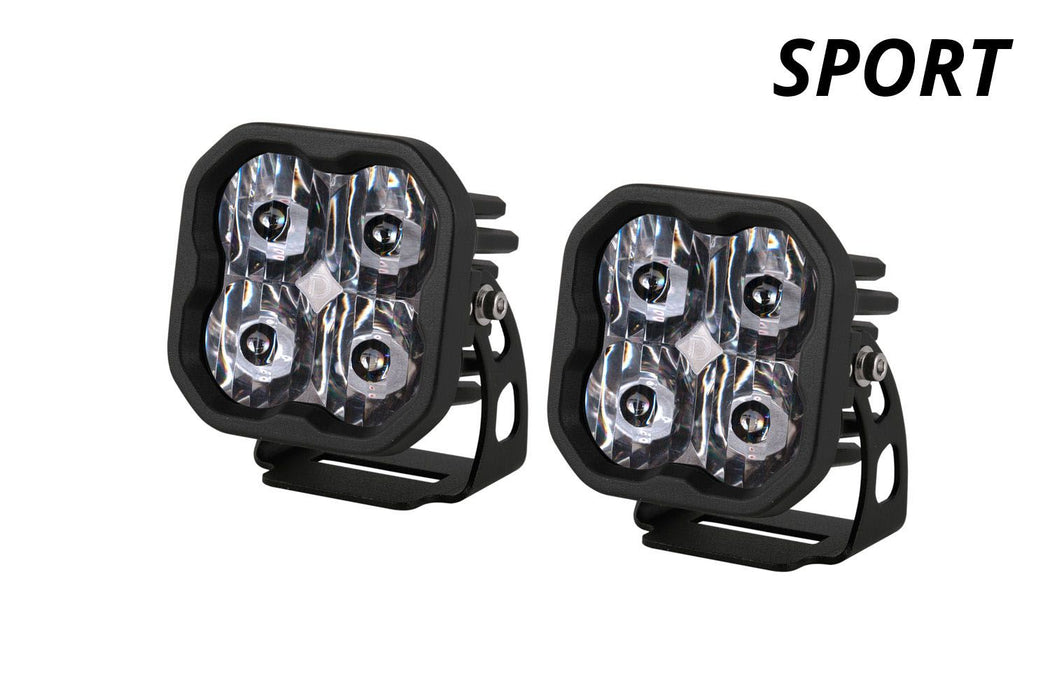 Diode Dynamics SS3 SPORT- White with Red OR Amber Backlight Auxiliary Lighting