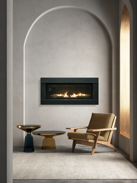 55" Fireplace STANFORD-55G-LP-DELUXE - back view