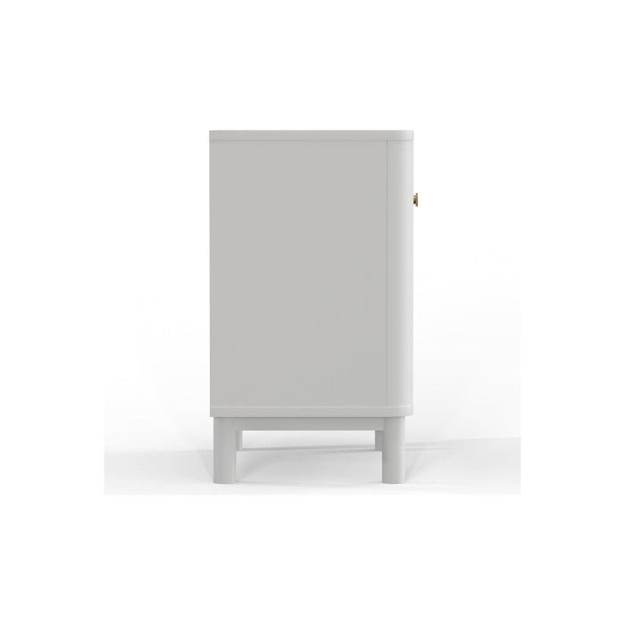 Alpine Furniture Stapleton One Drawer Nightstand, White