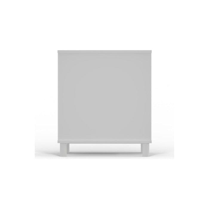 Alpine Furniture Stapleton Three Drawer Small Chest, White