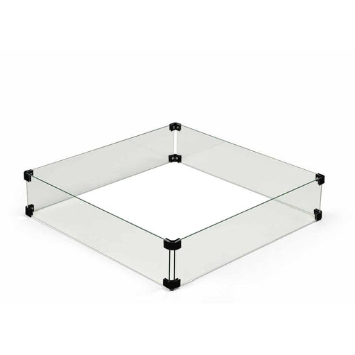 Starfire Designs 25" Square Fire Pit Glass Wind Guard Starfire Designs