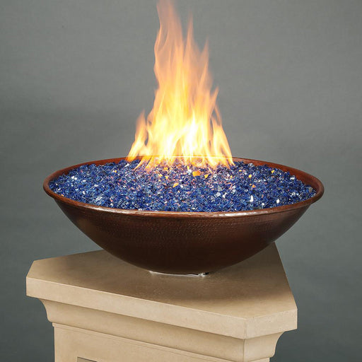 Taza Moreno 30" W Round Copper Fire Bowl - MORENO-TAZA-309 by Starfire Designs Starfire Designs
