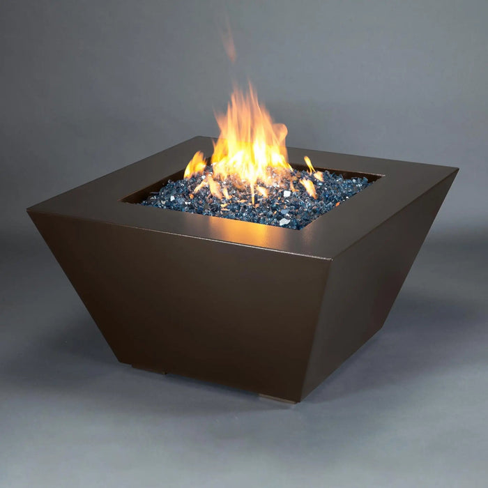 Starfire Designs Steel Mill Gas Fire Pit with Slide Out LPT Drawer Starfire Designs