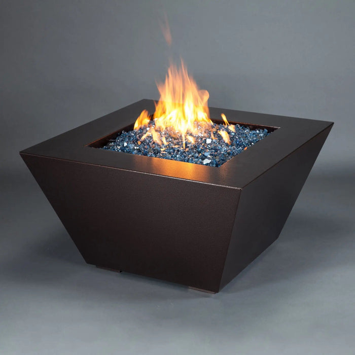 Starfire Designs Steel Mill Gas Fire Pit with Slide Out LPT Drawer Starfire Designs