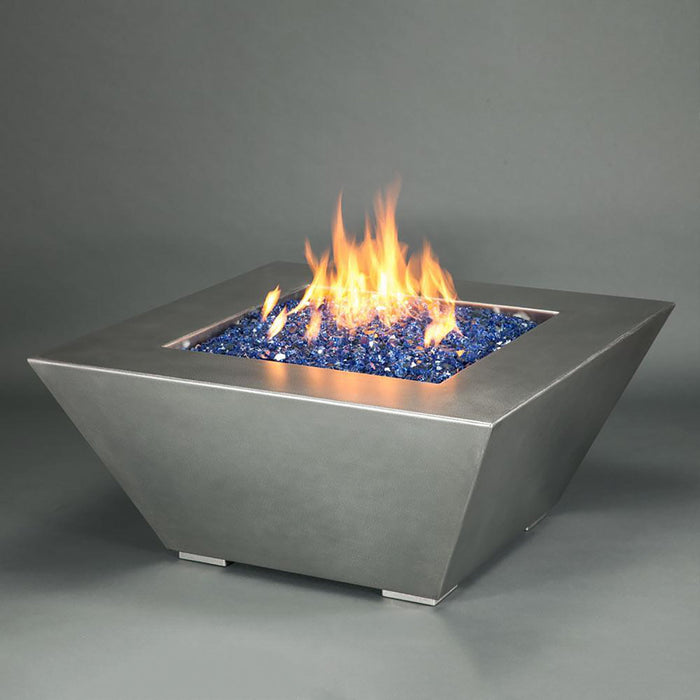 Starfire Designs Stainless Steel Edge Gas Fire Pit with Slide Out LPT Drawer Starfire Designs