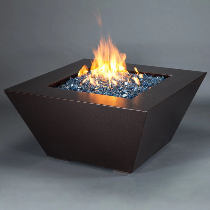 Starfire Designs Steel Mill Gas Fire Pit with Slide Out LPT Drawer Starfire Designs