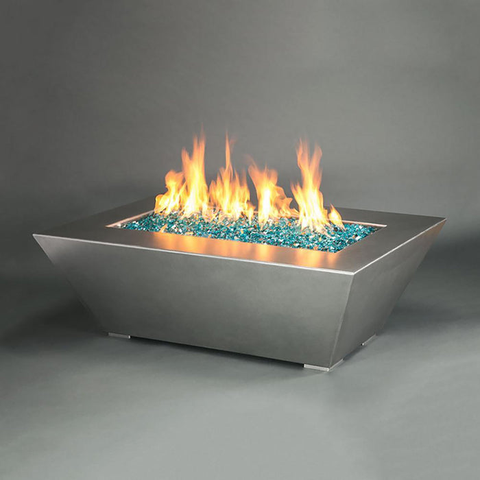 Starfire Designs Stainless Steel Edge Gas Fire Pit with Slide Out LPT Drawer Starfire Designs