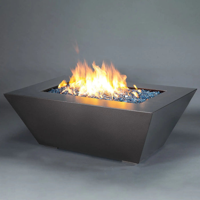 Starfire Designs Steel Mill Gas Fire Pit with Slide Out LPT Drawer Starfire Designs