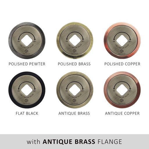 Starfire Designs Gas Valve Flange with Key Starfire Designs