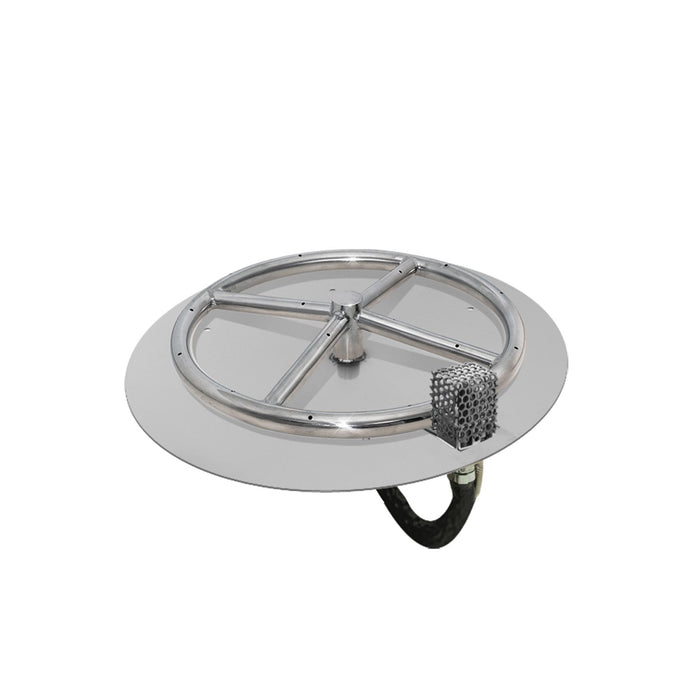 Starfire Designs Round Fire Pit Burner Kit - PowerGlow Ignition Starfire Designs
