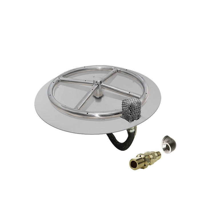 Starfire Designs Round Fire Pit Burner Kit - PowerGlow Ignition Starfire Designs