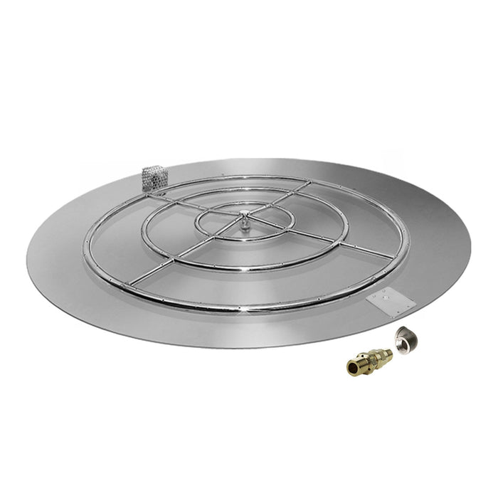 Starfire Designs Round Fire Pit Burner Kit - PowerGlow Ignition Starfire Designs