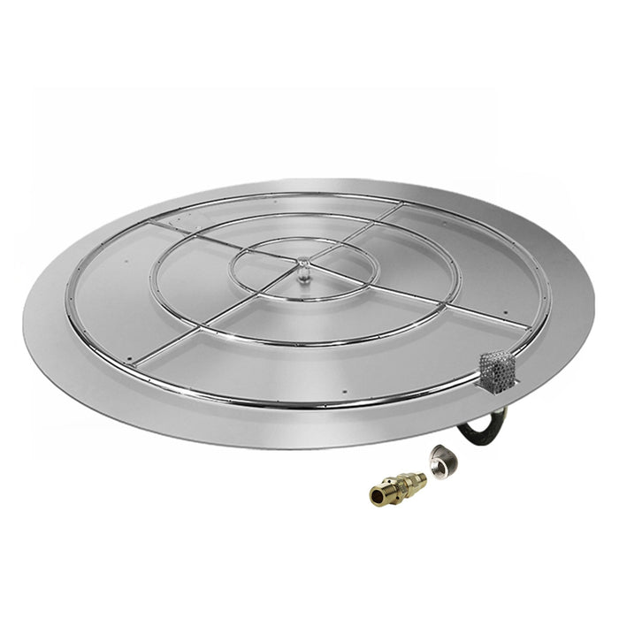 Starfire Designs Round Fire Pit Burner Kit - PowerGlow Ignition Starfire Designs