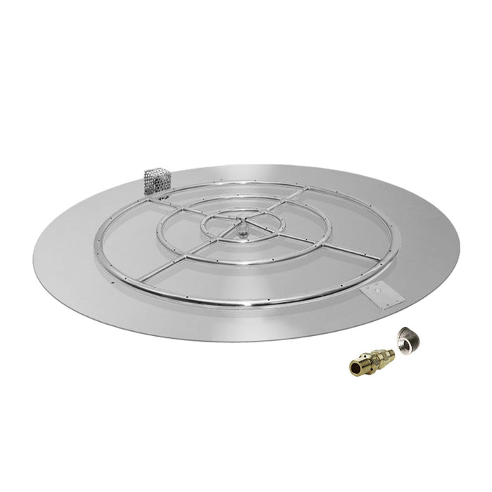 Starfire Designs Round Fire Pit Burner Kit - PowerGlow Ignition Starfire Designs