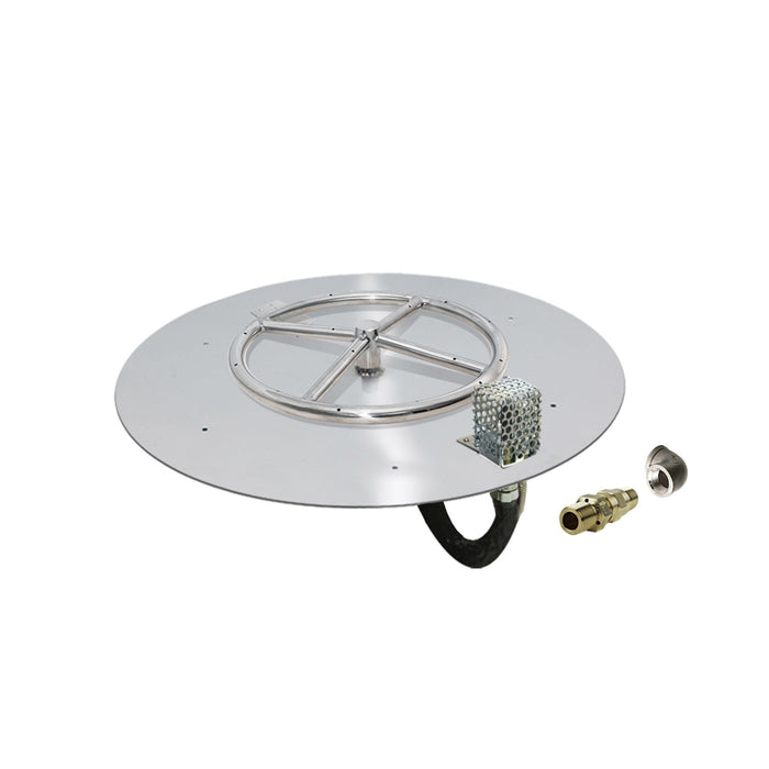 Starfire Designs Round Fire Pit Burner Kit - PowerGlow Ignition Starfire Designs